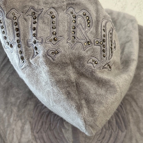 Y2K vintage  Velour Tracksuit with Embroidered Design - Picture 6 of 12